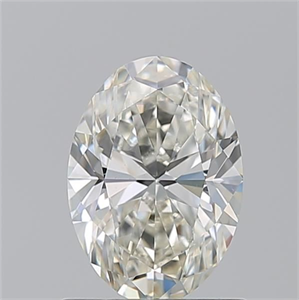 Foto Diamante Natural 1.01 quilates, Ovalado , Color J, claridad VS2 y certificado GIA de