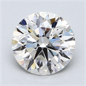 1.82 quilates, Redondo Diamante , Color F, claridad SI2 y certificado por GIA