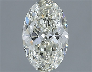 Picture of Natural Diamond 1.02 Carats, Oval with  Cut, J Color, VS2 Clarity and Certified by IGI