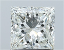 Natural Diamond 1.03 Carats, Princess with  Cut, I Color, VS1 Clarity and Certified by GIA