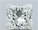 Natural Diamond 1.03 Carats, Princess with  Cut, I Color, VS1 Clarity and Certified by GIA