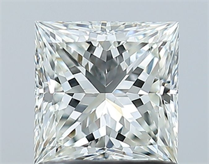 Picture of Natural Diamond 1.03 Carats, Princess with  Cut, I Color, VS1 Clarity and Certified by GIA