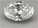 Natural Diamond 1.50 Carats, Oval with  Cut, D Color, SI2 Clarity and Certified by HRD