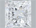 Natural Diamond 0.80 Carats, Princess with  Cut, D Color, VS2 Clarity and Certified by GIA