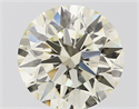Natural Diamond 1.14 Carats, Round with Excellent Cut, J Color, VVS2 Clarity and Certified by IGI