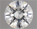 Natural Diamond 0.50 Carats, Round with Excellent Cut, I Color, VVS2 Clarity and Certified by GIA