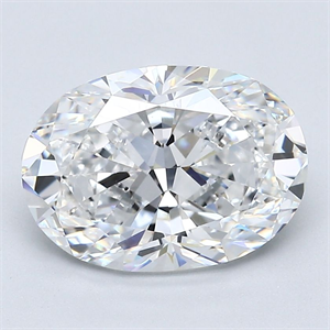 Picture of Natural Diamond 3.01 Carats, Oval with  Cut, E Color, VS1 Clarity and Certified by GIA