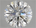 Natural Diamond 3.01 Carats, Round with Excellent Cut, G Color, SI2 Clarity and Certified by HRD