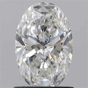 Picture of Natural Diamond 1.05 Carats, Oval with  Cut, F Color, VVS1 Clarity and Certified by GIA