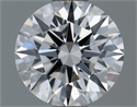 Diamante Natural 0.57 quilates, Redondo , Color F, claridad VVS2 y certificado GIA