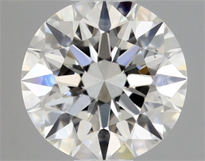 Picture of Natural Diamond 0.40 Carats, Round with Excellent Cut, G Color, VS2 Clarity and Certified by GIA