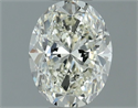 Natural Diamond 0.80 Carats, Oval with  Cut, I Color, IF Clarity and Certified by IGI