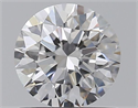 Diamante Natural 0.70 quilates, Redondo , Color D, claridad VS2 y certificado GIA