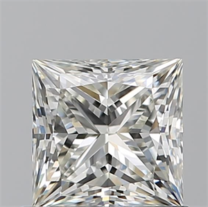 Picture of Natural Diamond 0.92 Carats, Princess with  Cut, J Color, VVS1 Clarity and Certified by GIA