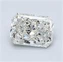 Natural Diamond 1.20 Carats, Radiant with  Cut, I Color, VS2 Clarity and Certified by GIA