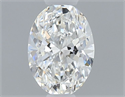 Natural Diamond 0.40 Carats, Oval with  Cut, F Color, VS1 Clarity and Certified by GIA
