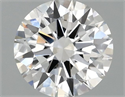 Lab Grown Diamond 1.39 Carats, Round with Ideal Cut, F Color, VS1 Clarity and Certified by IGI