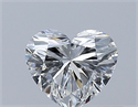 Natural Diamond 0.31 Carats, Heart with  Cut, F Color, VVS2 Clarity and Certified by GIA