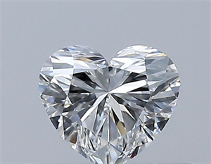 Picture of Natural Diamond 0.31 Carats, Heart with  Cut, F Color, VVS2 Clarity and Certified by GIA