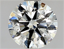 Diamante Natural 0.70 quilates, Redondo , Color F, claridad SI2 y certificado HRD