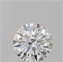 Natural Diamond 0.57 Carats, Round with Excellent Cut, G Color, VVS1 Clarity and Certified by GIA