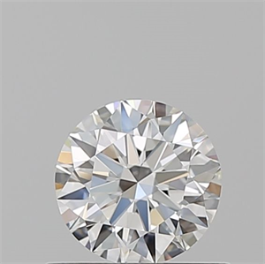 Picture of Natural Diamond 0.57 Carats, Round with Excellent Cut, G Color, VVS1 Clarity and Certified by GIA