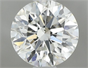 Natural Diamond 0.72 Carats, Round with Excellent Cut, H Color, SI1 Clarity and Certified by GIA