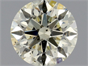 Natural Diamond 0.80 Carats, Round with Excellent Cut, N Color, SI1 Clarity and Certified by GIA