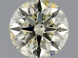 Picture of Natural Diamond 0.80 Carats, Round with Excellent Cut, N Color, SI1 Clarity and Certified by GIA