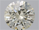 Natural Diamond 1.51 Carats, Round with Excellent Cut, M Color, SI2 Clarity and Certified by GIA