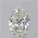 Diamante Natural 2.22 quilates, Ovalado , Color J, claridad VVS2 y certificado GIA
