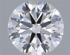 Picture of Lab Grown Diamond 0.97 Carats, Round with Ideal Cut, D Color, VVS2 Clarity and Certified by IGI