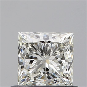 Picture of Natural Diamond 0.51 Carats, Princess with  Cut, J Color, VVS1 Clarity and Certified by GIA