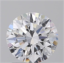 Natural Diamond 1.50 Carats, Round with Excellent Cut, D Color, SI2 Clarity and Certified by GIA