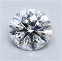 Diamante Natural 1.70 quilates, Redondo , Color D, claridad SI2 y certificado GIA