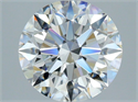 Diamante Natural 1.56 quilates, Redondo , Color G, claridad VVS1 y certificado GIA