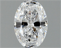 Natural Diamond 0.51 Carats, Oval with  Cut, D Color, VVS1 Clarity and Certified by GIA