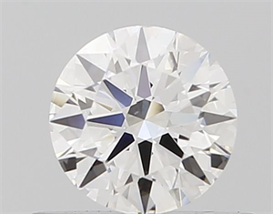 Picture of Natural Diamond 0.42 Carats, Round with Excellent Cut, D Color, VVS2 Clarity and Certified by GIA