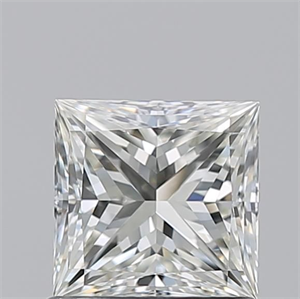 Picture of Natural Diamond 1.02 Carats, Princess with  Cut, J Color, VVS1 Clarity and Certified by GIA