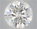 Lab Grown Diamond 1.05 Carats, Round with Ideal Cut, E Color, VVS2 Clarity and Certified by IGI