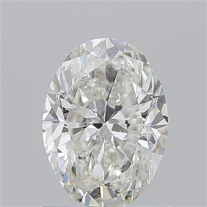 Picture of Natural Diamond 1.20 Carats, Oval with  Cut, I Color, SI2 Clarity and Certified by GIA