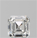 Diamante Natural 1.61 quilates, Asscher , Color H, claridad SI1 y certificado GIA