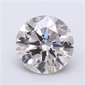 Lab Grown Diamond 1.51 Carats, Round with Ideal Cut, F Color, VVS2 Clarity and Certified by IGI
