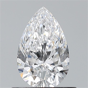Picture of Natural Diamond 0.60 Carats, Pear with  Cut, D Color, VS1 Clarity and Certified by GIA