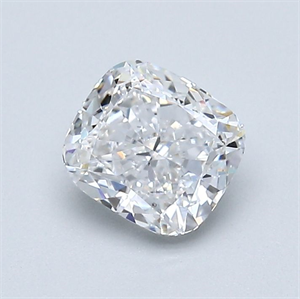 Foto Diamante Natural 0.80 quilates, Del cojín , Color D, claridad SI1 y certificado GIA de