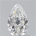 Natural Diamond 0.70 Carats, Pear with  Cut, E Color, VVS1 Clarity and Certified by GIA