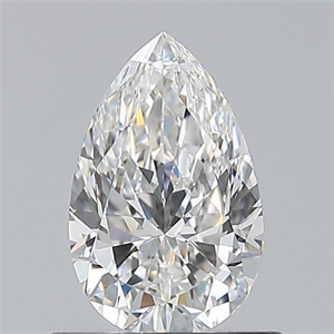 Picture of Natural Diamond 0.70 Carats, Pear with  Cut, E Color, VVS1 Clarity and Certified by GIA