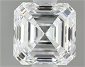 Natural Diamond 0.70 Carats, Asscher with  Cut, E Color, VS1 Clarity and Certified by GIA