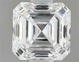 Picture of Natural Diamond 0.70 Carats, Asscher with  Cut, E Color, VS1 Clarity and Certified by GIA