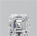 Natural Diamond 1.50 Carats, Asscher with  Cut, E Color, SI1 Clarity and Certified by GIA